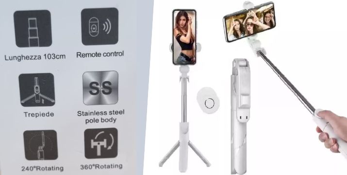 You are currently viewing Il miglior selfie stick wireless Bluetooth Trepiede Wireless Q02 bianco